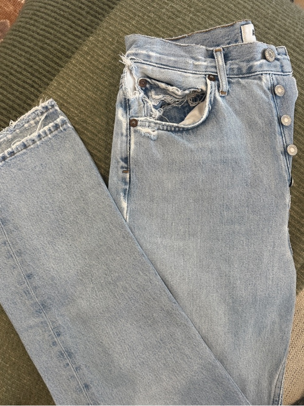 Agolde 90’s Mid Rise Straight - Picture 3 of 3